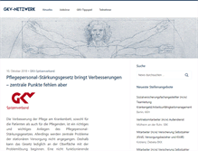 Tablet Screenshot of gkv-netzwerk.de